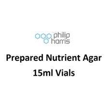 Prepared Nutrient Agar: 15ml Vials - Pack of 10